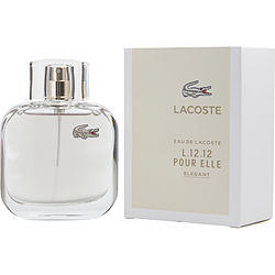 Lacoste Eau De Lacoste L.12.12 Pour Elle Elegant By Lacoste Edt Spray 3 Oz