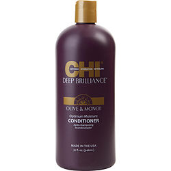 Deep Brilliance Olive & Monoi Optimum Moisture Conditioner 32 Oz