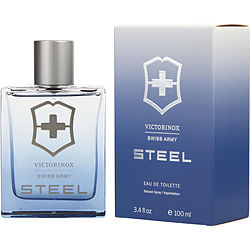 Swiss Army Steel By Victorinox Edt Spray 3.4 Oz