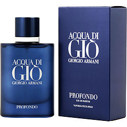 Acqua Di Gio Profondo By Giorgio Armani Eau De Parfum Spray 2.5 Oz