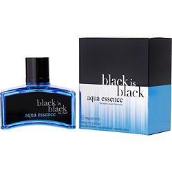 Black Is Black Aqua Essence By Nuparfums Edt Spray 3.4 Oz