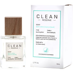 Clean Reserve Warm Cotton By Clean Eau De Parfum Spray 1.7 Oz