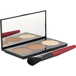 Smashbox Step By Step Contour Kit (1 X Contour Palette + 1 X Contour Brush) -deep (light/medium) --11.47g/0.4oz By Smashbox