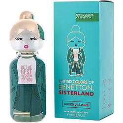 Benetton Sisterland Green Jasmine By Benetton Edt Spray 2.7 Oz