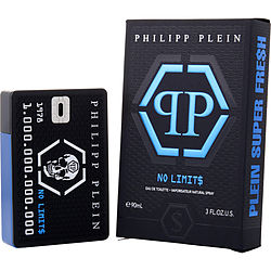 Philipp Plein No Limits Super Fresh By Philipp Plein Parfums Edt Spray 3 Oz