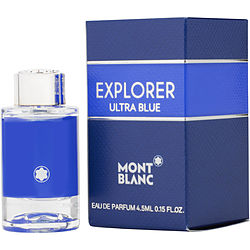 Mont Blanc Explorer Ultra Blue By Mont Blanc Eau De Parfum 0.15 Oz Mini