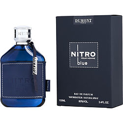 Nitro Blue Pour Homme By Dumont Paris Eau De Parfum Spray 3.4 Oz