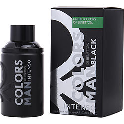 Colors De Benetton Black Intenso By Benetton Eau De Parfum Spray 3.4 Oz