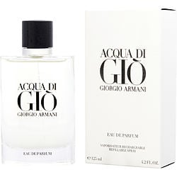 Acqua Di Gio By Giorgio Armani Eau De Parfum Spray Refillable 4.2 Oz