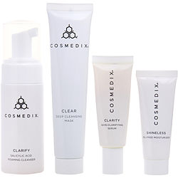 Clarifying & Cleansing 4-piece Essentials Kit: Clarify 60ml + Clarity 15ml + Clear 30ml + Shineless 15ml --4pcs