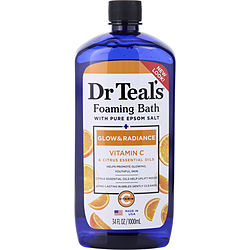 Foaming Bath With Pure Epsom Salt Glow & Radiance With Vitamin C & Citrus Essential Oils --1000ml/34oz