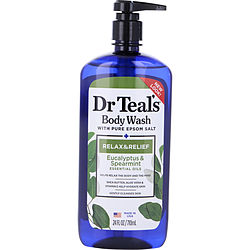 Body Wash With Pure Epsom Salt - Relax & Relief With Eucalyptus & Spearmint --710ml/24oz