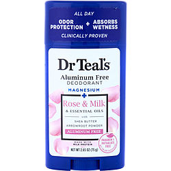 Aluminum Free Deodorant - Magnesium+ Rose Milk & Essential Oils --75g/2.65oz