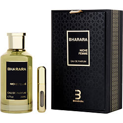 Bharara Niche Femme By Bharara Eau De Parfum Spray 6.7 Oz + Refillable Travel Spray (empty)