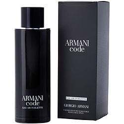 Armani Code By Giorgio Armani Edt Spray Refillable 6.7 Oz