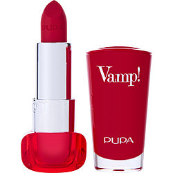 Pupa Milano Vamp! Extreme Colour Lipstick With Plumping Treatment - # 302 Ruby Red --3.5g/0.12oz By Pupa Milano