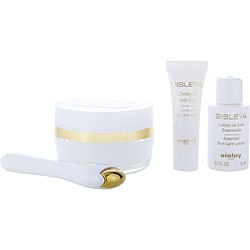 Sisleya L'integral Anti-age Eye And Lip Contour Cream Discovery Set: Sisleya L'integral Anti-age Eye And Lip Contour Cream 15ml +  Sisleya Essential Skin Care Lotion 15ml + L'integral Anti-age 4ml + Massage Tool --4pcs