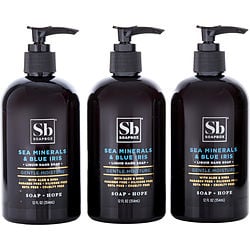 Sea Minerals & Blue Iris Gentle Moisture Liquid Hand Soap (3 Pack) --3x354ml/12oz