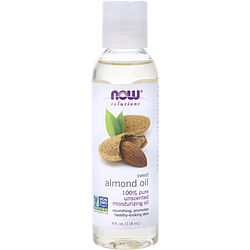 Now Essential Oils Sweet Almond Oil 100% Pure Unscented Moisturizing Oil 4 Oz By Now Essential Oils