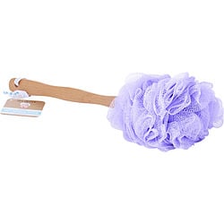 Spa Accessories Net Sponge Stick (beech Wood) - Purple By Spa Accessories