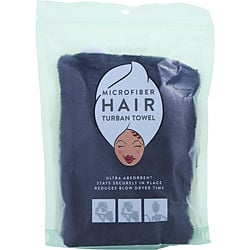 Spa Accessories Spa Sister Microfiber Hair Turban - Black By Spa Accessories