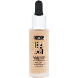 Pupa Milano Like A Doll Fluid Perfecting Make-up Spf 15 - #050 Sand --30ml/1oz By Pupa Milano