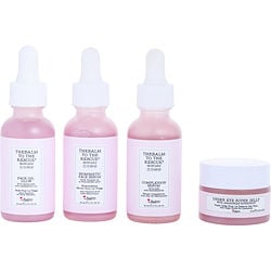 Revitalize And Illuminate Skincare Collection: Under Eye Super Jelly 0.5oz + Face Oil Glow 1oz + Biomimetic Face Serum 1oz + Complexion Serum 1oz --4pcs