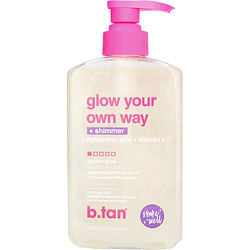 Clear Self Tan Gel - Glow Your Own Way Shimmer --473ml/16oz