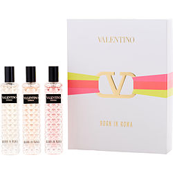 Variety By  Born In Roma Set: Born In Roma & Yellow Dream & Coral Fantasy And All Are Eau De Parfum Spray 0.5 Oz